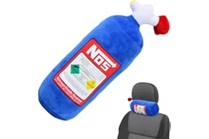 Volumoon 28CM Kissen Plüsch, Auto-Dekor-Kopfstützenkissen, Nos Kissen Kreatives Plüschkissen, Nackenstütze Auto, Cars Kissen Auto Kopfstuetze für Zu Hause Auto Verwenden Auto Dekor Sofakissenspielzeug