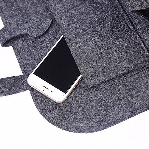 2 Pcs Fristee Rückseite Sitz Auto Organizer für Kinder mit Tablet Halterung mit Kick Matte und Sitz cover-double - 4