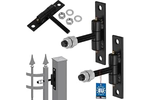 KOTARBAU® Uppsättning av 2 Torkband M 16 x 100 mm justerbar lång smörjnippel bultkullager för enkel rörelse