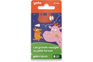 Yoto Les Grands Voyages au Petit Format, Pack Livre Audio pour Enfants en français, à écouter sur conteuse veilleuse Boîte à Histoires Yoto Player et Mini, Premiers documentaires 4 à 7 Ans