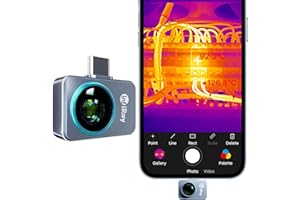 Wärmebildkamera – Android Type-C, InfiRay P2 Pro mit magnetischer Saugfunktion, 25Hz, Temperaturbereich von -4 °F ~ 1022 °F, Wärmebildkamera für Erkennung elektrischer und mechanischer Systeme