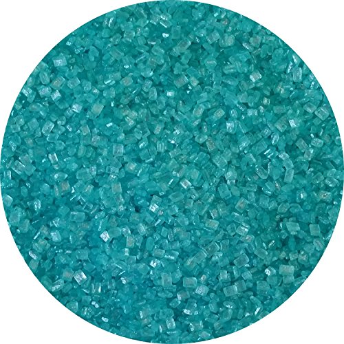 yagma Cake Pops – 100 Stück – 15 cm Bio papier weiss inkl. Promopack Regenbogen Glimmerzucker - 4