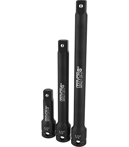 Lot De 3 Adaptateurs Porte-Douille Impact Tivoly 1/4 3/8 1/2 - Queue Hexa 6.35mm Shock Series