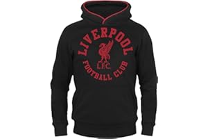 Liverpool FC - Sudadera Oficial con Capucha - para niño - con el Escudo del Club - Forro Polar