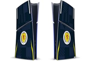 Head Case Designs Officially Licensed Scotland National Football Team Home 2024/25 Kits Vinyl Sticker Gaming Skin Decal Cover Compatible With Sony PlayStation 5 PS5 Slim Digital Edition Console