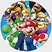 Produktbild 9 Stück Muffinaufleger Muffinfoto Aufleger Foto Bild Nintendo Super Mario 15 rund ca. 6 cm *NEU*OVP*