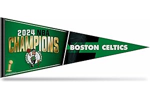 Rico Industries NBA Basketball Boston Celtics 2024 NBA Champions Filz-Wanddekoration, 30,5 x 76,2 cm, ideal für Zuhause, Schlafzimmer, Männerhöhle
