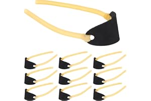 TYSM-CC 10 Piezas de Gomas Elásticas de Alta Calidad para Tirachinas, Slingshot y Catapulta - Duraderas y Potentes para Juegos de Caza, Tiro al Blanco y Actividades de Precisión al Aire Libre