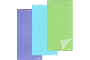 XINART Schneidematte 12x24 für Cricut Maker 3/Explore Air 3/Air2/Air One/Maker Vielzahl klebend Ersatzmatte zum Nähen, Quilten und Kunst und Handwerks Schneidematten Se