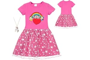 ZKomoL Youtuber Bambina Abbigliamento Vestito Bambina Vestitome Maglietta Bambina