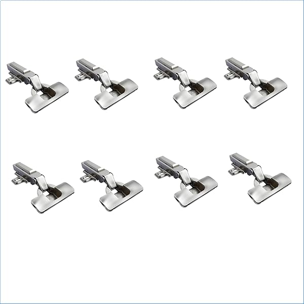 Cabinet Cupboard Door Hinges 10.5x4.3cm 2pc 90 Degree Cupboard Door Hinge Easy M
