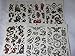 One Book of 6 Sheets Mens Boys Large Black Celtic Chinese Dragon Celtic Tribal style Temporary Tattoos for parties, gifts, etc - by Fat-Catz-copy-catz