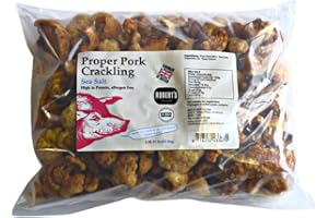 SCT SAVOURY CRUNCHY TREATS & SWEET CANDY TREATS Proper Pork Crackling - 1.5L Refill Bag – Available in Multiple Flavours - Keto-friendly, Allergen-Free, Low Carb & High Protein, Handmade in Britain (Sea Salt)