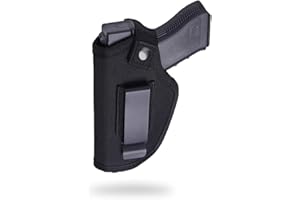 ‎REDAPRIC Verdeckte Pistolenholster für Männer Frauen, Universal Holster für Pistolen 9mm, abnehmbare Gürtelholster Training Gun Pouch, IWB/OWB Holster rechts und Links passend für S&W M&P Shield Glock …