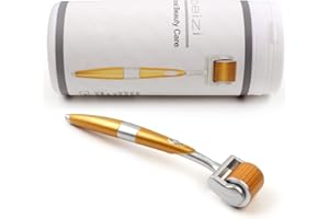 EBEIZI Derma Roller mit Mikro-Nadeln, Titan für Gesichts- und Körperpflege, hilft Männerbartwuchs, reduziert Haarausfall (0,5 mm)