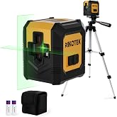 Nikotek Self-Leveling Laser Level with Tripod Green Beam Horizontal and Vertical Cross Lines Laser for Home Decoration Carryi