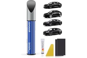 EVOOOR Solid Black (PBSB) - Kit di riparazione per Tesla, kit fai da te con vernice di ritocco coordinata per Model 3/Y/S/X