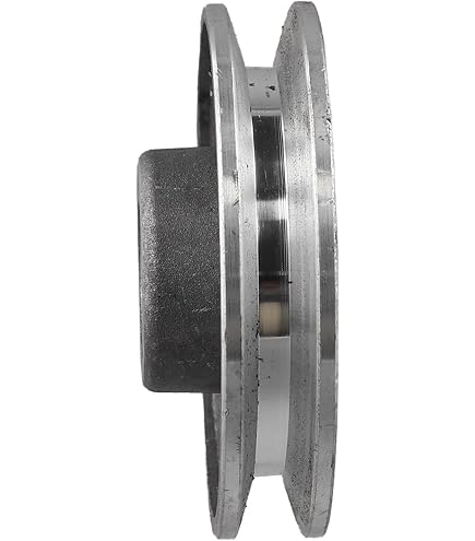 Kit Puleggia Volano Per Compressore D'aria – Confezione Da 2 Con Diametri 265 O 300 Mm, Scanalatura 13 Mm, Adatta Per Cinghie Trapezoidali Tipo A, In Metallo Argentato