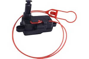 HISports Cerradura de liberación para puerta de combustible de coche 4L0862153D compatible con A1 A3 A6 C7 Q3 Q7