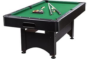 GAMES PLANET 6 ft Billardtisch Trendline“ + Zubehör, 9 Farbvarianten, 184 x 108 x 82 cm (LxBxH)