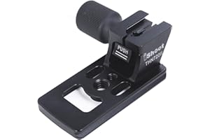 iShoot Soporte de pie de metal de repuesto para Nikon AF-S 70-200 mm f/2.8E FL ED VR lente trípode de montaje – parte inferior es cámara de liberación rápida característica de placa
