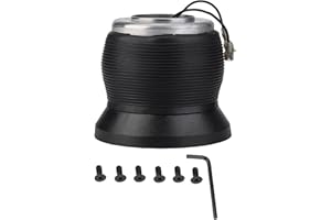 Adaptador de volante, Akozon 21mm Adaptador de cubo de volante de coche de liberación rápida para W123 W124 W126 190E