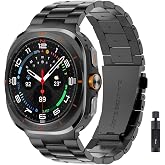 UnDePlus Samsung Galaxy Watch 46mm / 3 45mm / Gear S3 ile uyumlu Kordon Klipsli Metal Band 04