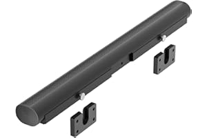 notiela Soundbar-Halterung aus Metall für Sonos Arc & Arc Ultra Wandhalterung schwarz – schwimmende Wandhalterung für Sonos Arc und Arc Ultra Mount unter dem Fernseher, einfach zu installierende