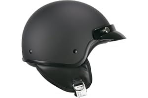 SKA-P Casco open face, 1FHA SMART MONO Nero opaco, M (57-58cm)
