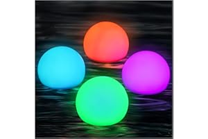 JONRRYIN Swimming Pool Lights, Pack of 4 Pond Lighting, Pool Lighting with Remote Control, 16 RGB Colour Changing Waterproof Lights for Pool, Garden, Pond, Party