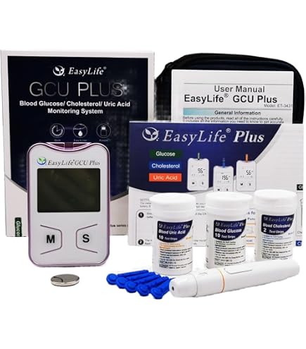 EasyLife Blood Cholesterol Monitor kit 3 in 1 Meter System 