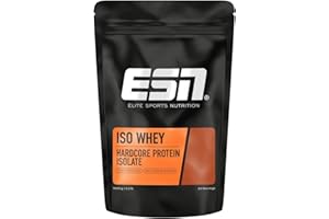 ‎ESN ESN IsoWhey Hardcore Proteinpulver, Vanilla (Classic), 1 kg, bis zu 26 g Protein pro Portion, made in Germany (Design kann variieren)