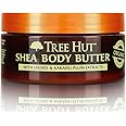 Tree Hut 24 Hour Intense Hydrating Shea Body Butter, Hydrating Moisturizer with Pure Shea Butter for Nourishing Essential Body Care, Lychee/Plum, 7 Fl Oz, (Pack of 1)