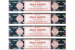 RUSHANT Palo Santo Incense Sticks 15 Grams x 4 Packs | For Meditation, Yoga, Healing, Aromatherapy, Relxation, Spirituality |