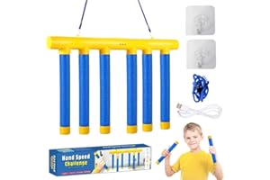 UMLLPET Spielzeug Fallende Stöcke Spiel, Fangstöcke-Spiel, Tragbares Fangstäbchen-Spielzeug, Reaktionstraining Spielspielzeug mit Fallenden Stöcken, Fangspiel mit Einstellbarer Fallgeschwindigkeit Fernbedienu