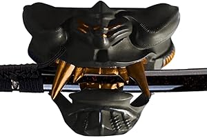 kivrimlarv Oni Design Katana - Supporto da parete, robusto, montaggio a parete, espositore Katana, decorativo, per pareti, display, interni, camera da letto, soggiorno, colore rame nero