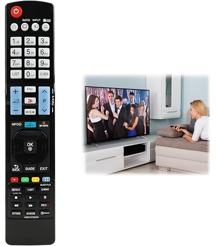 Telecomando sostitutivo AKB73756502 Adatta per LG TV LED 47LA6218-ZD 47LA621S-ZD 47LA621V-ZD 50LA6208-ZA 50LA620S-ZA 50LA620V-ZA 50LA6218-ZD 50LA621S-ZD 50LA621V-ZD 55LA6208-ZA 55LA620S