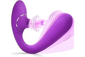 JURQEAR Vibradorador mujer juguetes eróticos succionador de Clítoris Femenino Vibradorador Clitoris Con 10x10 Modos Consoladores.. para Mujer con vibración Masajeadores Carga USB magnética
