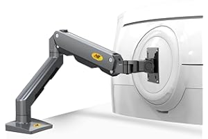 NB North Bayou Heavy Duty Monitor Mount, Braccio per Monitor a Molla a Gas Adatto per Grande Schermo 27"-45 Pollici, Carico Massimo 15 kg, Supporto per Monitor da Gioco