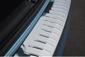 ALVM PARTS & ACCESSORIES Chrome Bumper Protector Sill Trim Cover To Fit Passat B7 Estate (10-15)