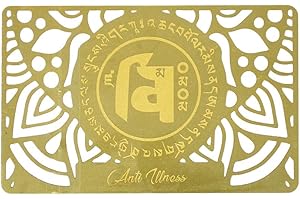 JUANXIAN Feng Shui Amulett gegen Krankheiten, Goldkarte, W4269