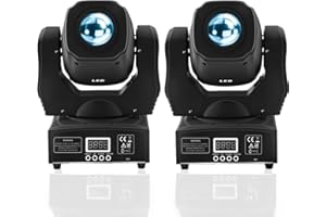 HOLDLAMP 2pcs 60W Moving Head Bühnenlicht LED Partylicht DMX512 Effeketlicht Stadiums für Bar Party Halloween Weihnachten Hochzeit Disco DJ Club