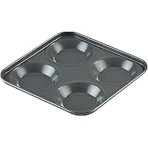 Vassoio Per Budino Yorkshire Salter - Antiaderente, Acciaio Carbonio, Lavabile, 12 Pozzi, UK - Foto 5