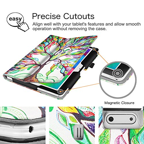 Fintie Folio Kunstleder Hülle Tasche Schutzhülle für 10.1 Zoll Tablet PC Inklusive. XIDO Z120 / X111 / X110 10.1″ Tablet PC, YUNTAB Tablet 10.1 Zoll Tablet PC K107 / K17, BEISTA Tablet PC 10 Zoll, Artizlee 10.1″ Tablet PC ATL-21plus, ACEPAD A101 / A121 - 8