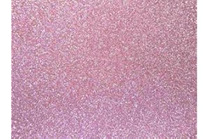 PRODIGITAL KIT FOGLI GOMMA CREPLA BRILLANTINA max grandezza cm. 60 x 40 - Gomma Eva Fogli da 2mm cad. BIFACCIA: Avanti Brillantinato e Retro Gomma Liscia - dimensioni max esistente di gomma crepla brillantinata - moosgummi - fommy - foamies (ROSA BRILLA)