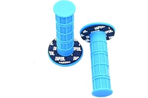 VIAFOREST 22-24（mm） handle grips Motorcycle Motocross Hand Grips Dirt Bike Gel Handle Bar Universal dirt bike pit bike (Color : Sky Blue)