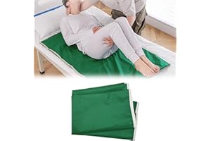 BOUFEIDA Gleittuch für Bettlägerige, Wiederverwendbares Gleitmatte, Gleittuch zum Drehen, Heben, Gleithilfe, Rutschtuch für häusliche Pflege, ältere Menschen, Behinderte, Krankenhäuser (115cm x 75cm)