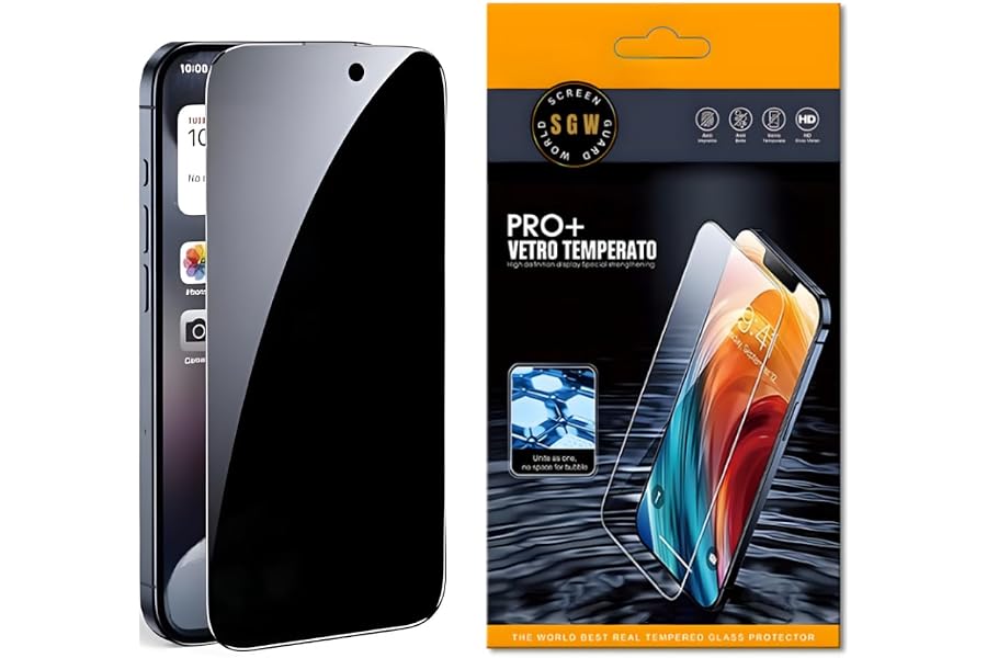 Anti Spy Anti Peep Privacy Screen Guard Protector Glass Compatible with iPhone 11, 12, 13, 14 (iPhone 13)