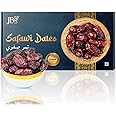 JB&CO - Safawi Dates - Khajoor | Safawi Dates Original | Imported from Saudi Arabia | All Natural | No Preservatives | No Added Sugar | Value pack of (500g X 1)