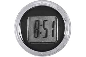 dzqad Horloge Montre Moto - Moto À Coller Horloge Numérique | Numérique Moto Horloge | Imperméable, Universel Guidon De Moto Horloge De Guidon De Vélo | Montre pour Moto, Durabilité Utile